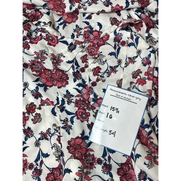 FOREVER 21 Floral Maxi Dress Women’s Sz Small Ruffle Straps. Double Front Slits - Picture 3 of 9